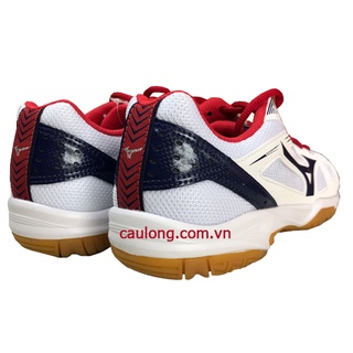 Giày Cầu Lông Mizuno Sky Blaster Trắng Đỏ