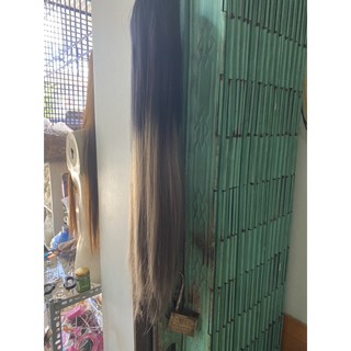 Tóc giả ngoặm thẳng onber 2 màu