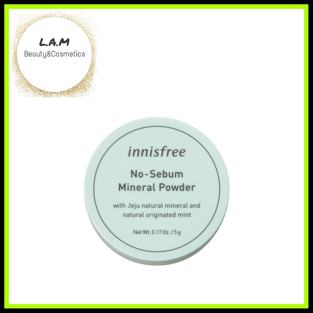 Phấn Phủ Dạng Bột Kiềm Dầu INISFREE No Sebum Mineral Powder 5g