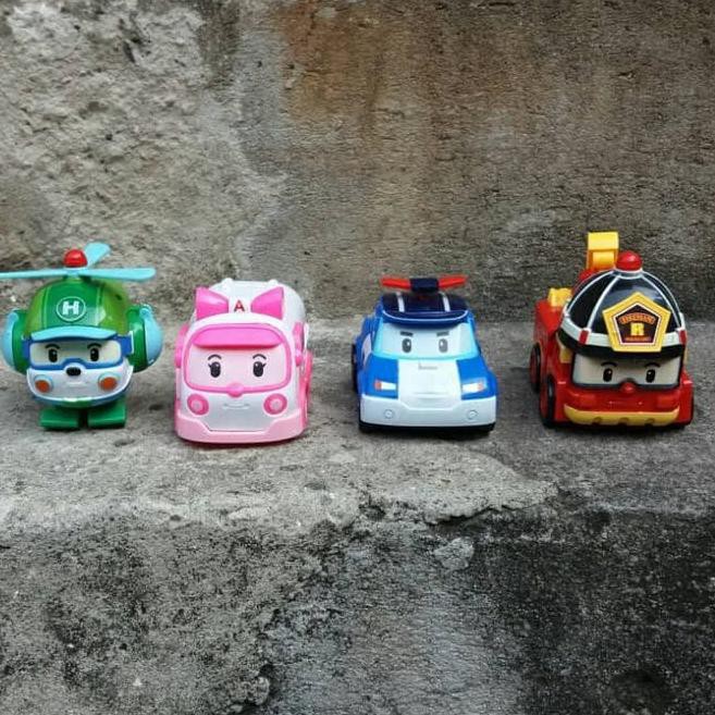 Robocar Poli Mô Hình Đồ Chơi Robot Biến Hình Thành 1 Bộ 4 Nhân Vật Trong Phim Hoạt Hình Robocar Poli