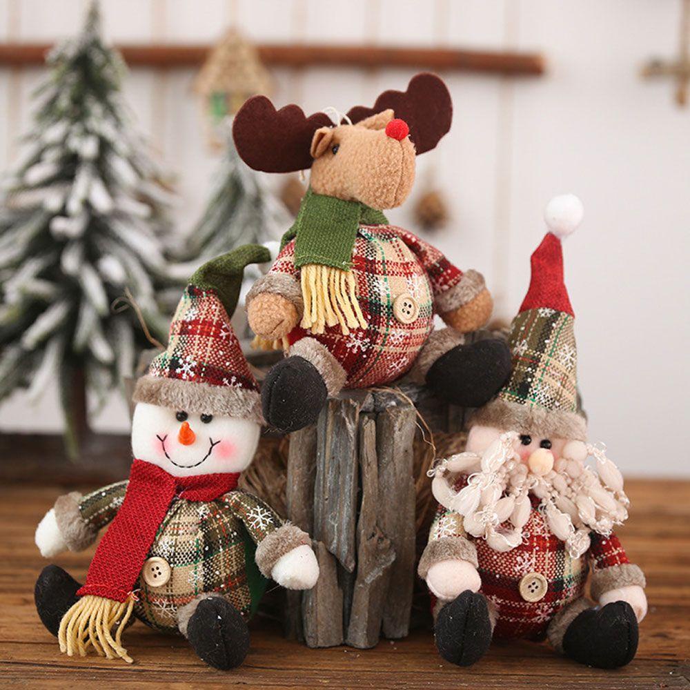 Búp Bê Hình Ông Già Noel / Người Tuyết / Nai Sừng Tấm Thời Trang