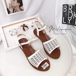 SANDAL BẢN ĐỤC LỖ NỀN NÂU