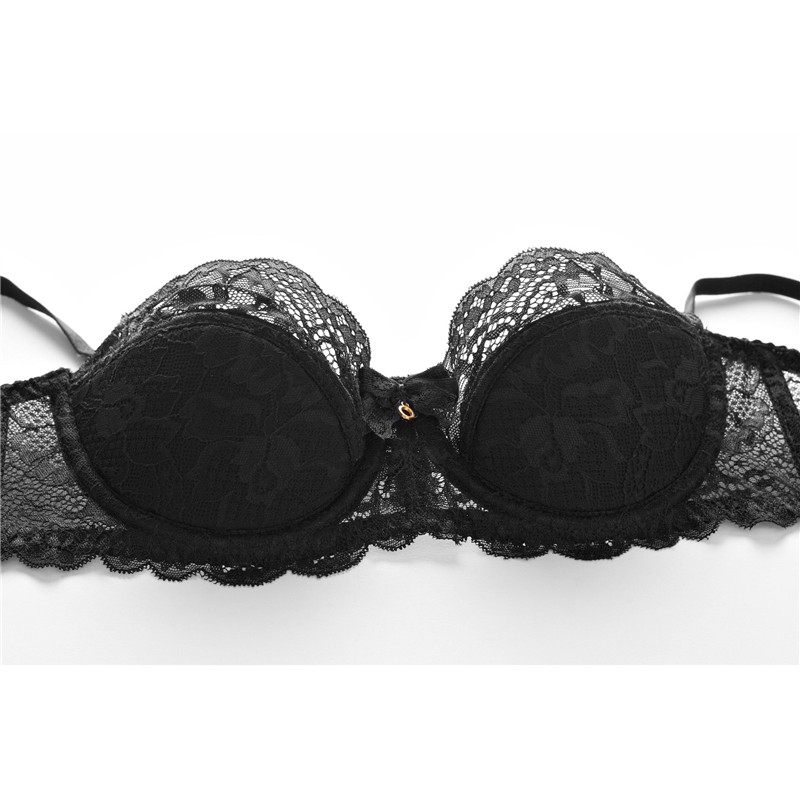 Áo ngực VARSBABY vải ren siêu mỏng phong cách quyến rũ thời trang dành cho nữ