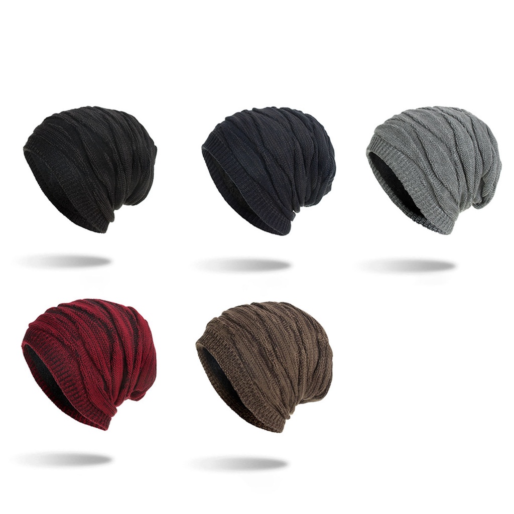 Nón len giữ ấm mềm mại phong cách Hàn Quốc dành cho nam
