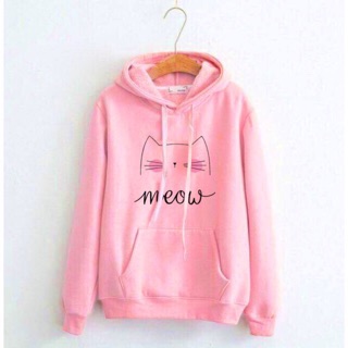 Áo hoodie nam nữ mèo ow có bigsize