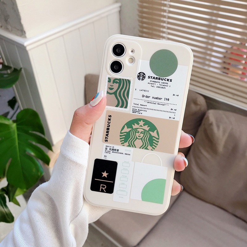 Ốp Lưng Phối Hình Logo Starbucks Thời Trang Cho Iphone 12 11 Pro Max X Xs Max Xr 8 7 Plus | BigBuy360 - bigbuy360.vn