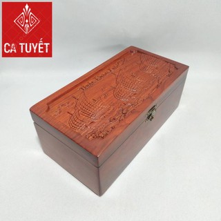 [FREESHIP] Hộp đựng CON DẤU CÔNG TY, đựng trang sức GỖ HƯƠNG chạm THUẬN BUỒM XUÔI GIÓ CỰC ĐẸP ( LOẠI TO- ẢNH THẬT 100%)