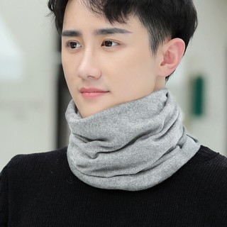 Set 2 Khăn Quàng Cổ Giữ Ấm Mùa Đông Phong Cách Hàn Quốc Cho Nam