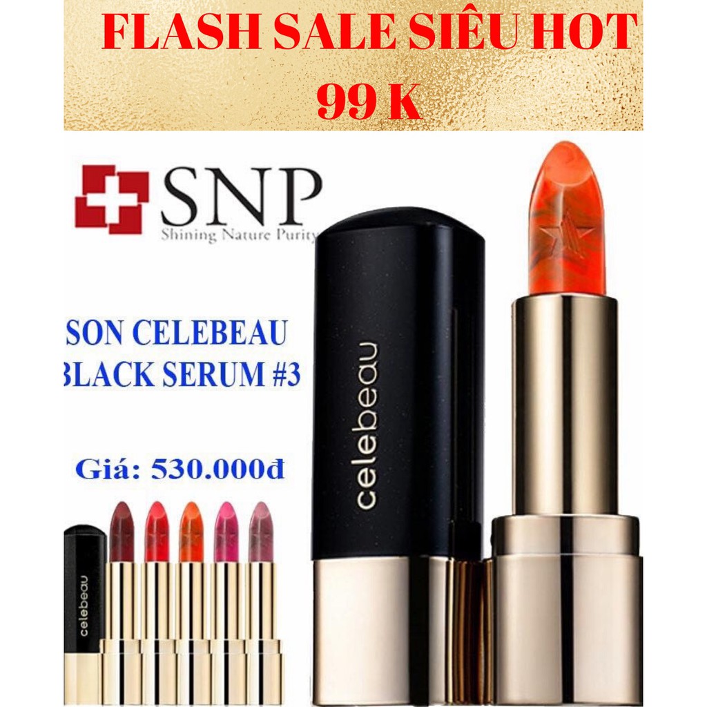 Son lì siêu mềm môi CELEBEAU Hàn Quốc