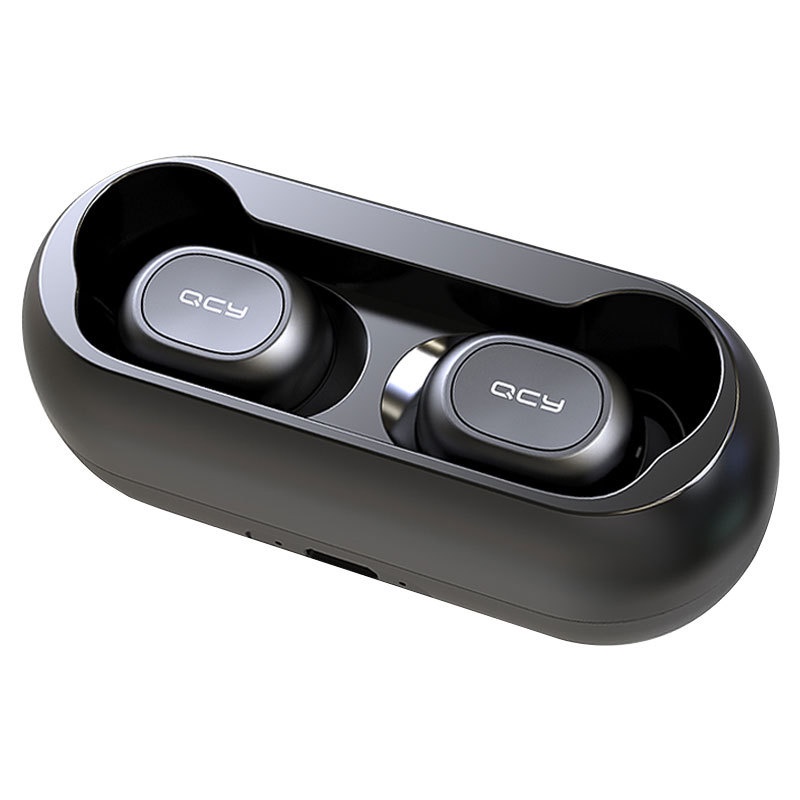 Tai Nghe Nhét Trong Không Dây QCY T1C TWS Bluetooth V5.0 Âm Thanh Nổi 3D Có Hộp Sạc
