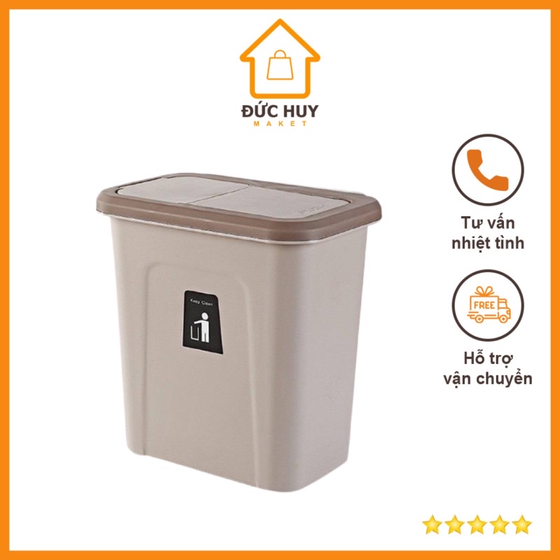 Thùng Rác Treo Tường Tiện Lợi Nhà Bếp Gia Đình Treo Trên Cửa Tủ Lưu Trữ Nhựa Vệ Sinh