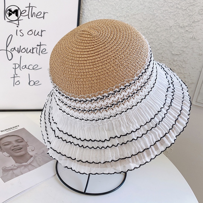 Nón Tai Bèo Đan Rơm Thời Trang Nữ Tính