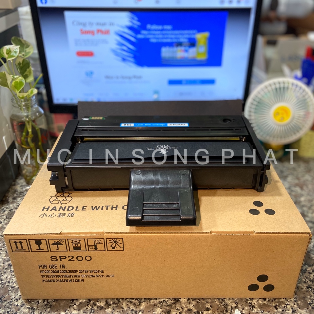 Hộp mực ricoh SP200 dùng cho máy in Ricoh SP 200/ 201/ 200S/ 202SN/ 203SF/ 203SFN/ 210/ 210SU/ 212SFNw/ 212SFw