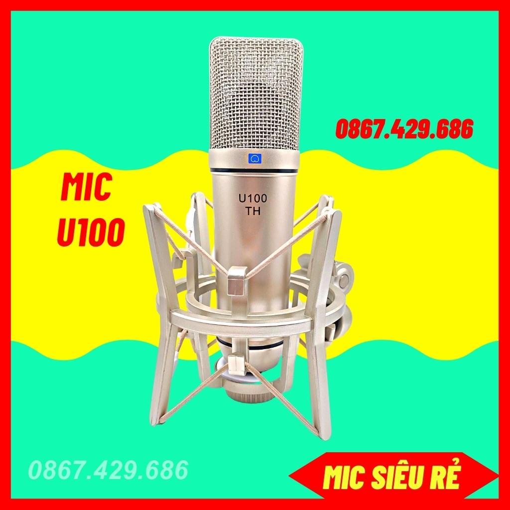 Trọn Bộ Mic Thu Âm U100 Cao Cấp Với Sound Card H9 2022 Mới Nhất Thị Trường Cho Âm Thanh Chất Lượng