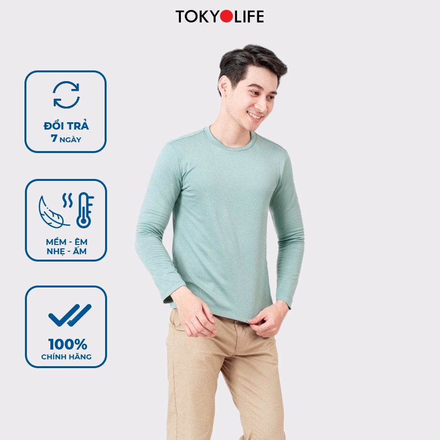 Áo giữ nhiệt WM Extra Nam cổ tròn siêu co giãn, siêu ấm TOKYOLIFE G7SMT037J | BigBuy360 - bigbuy360.vn