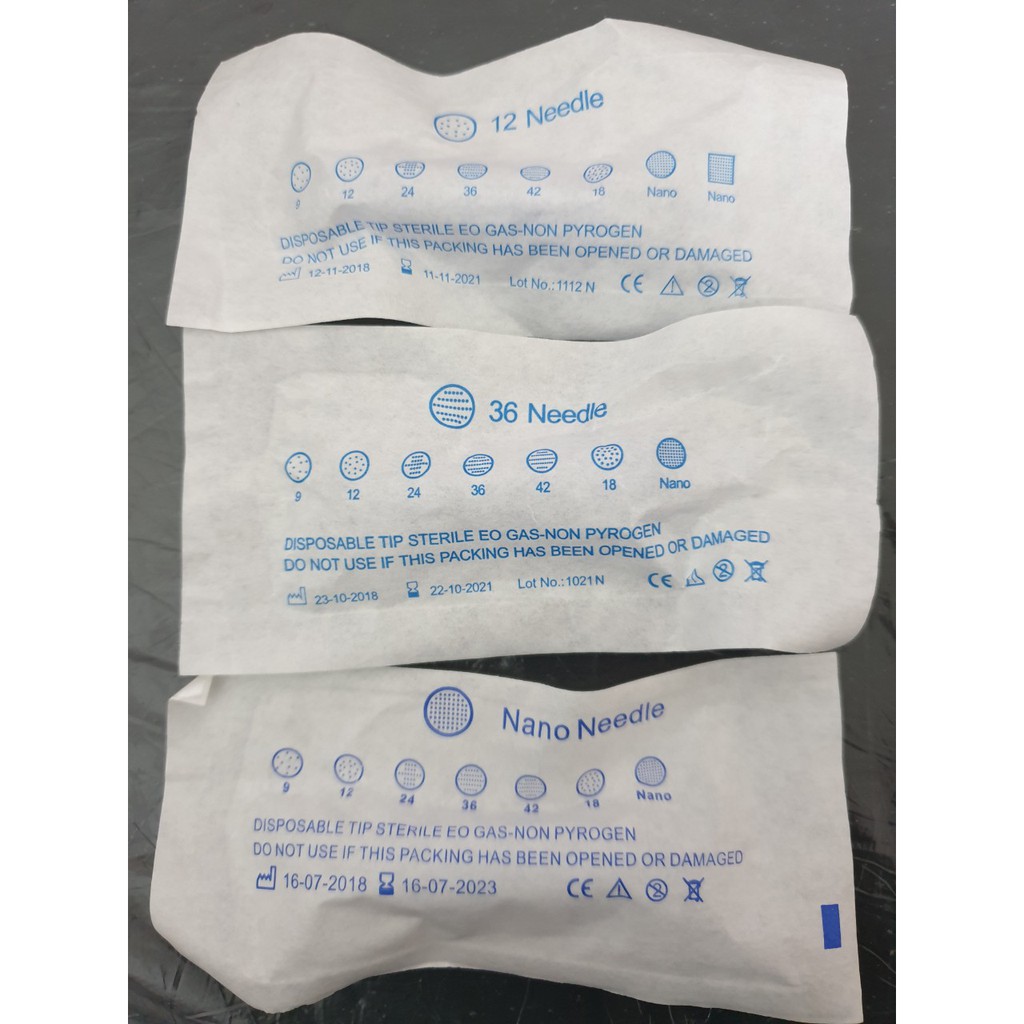 Đầu Kim Nano, Kim 12 Kim 36 Xanh Lắp Máy Phi Kim Cấy Tảo, Cấy Trắng