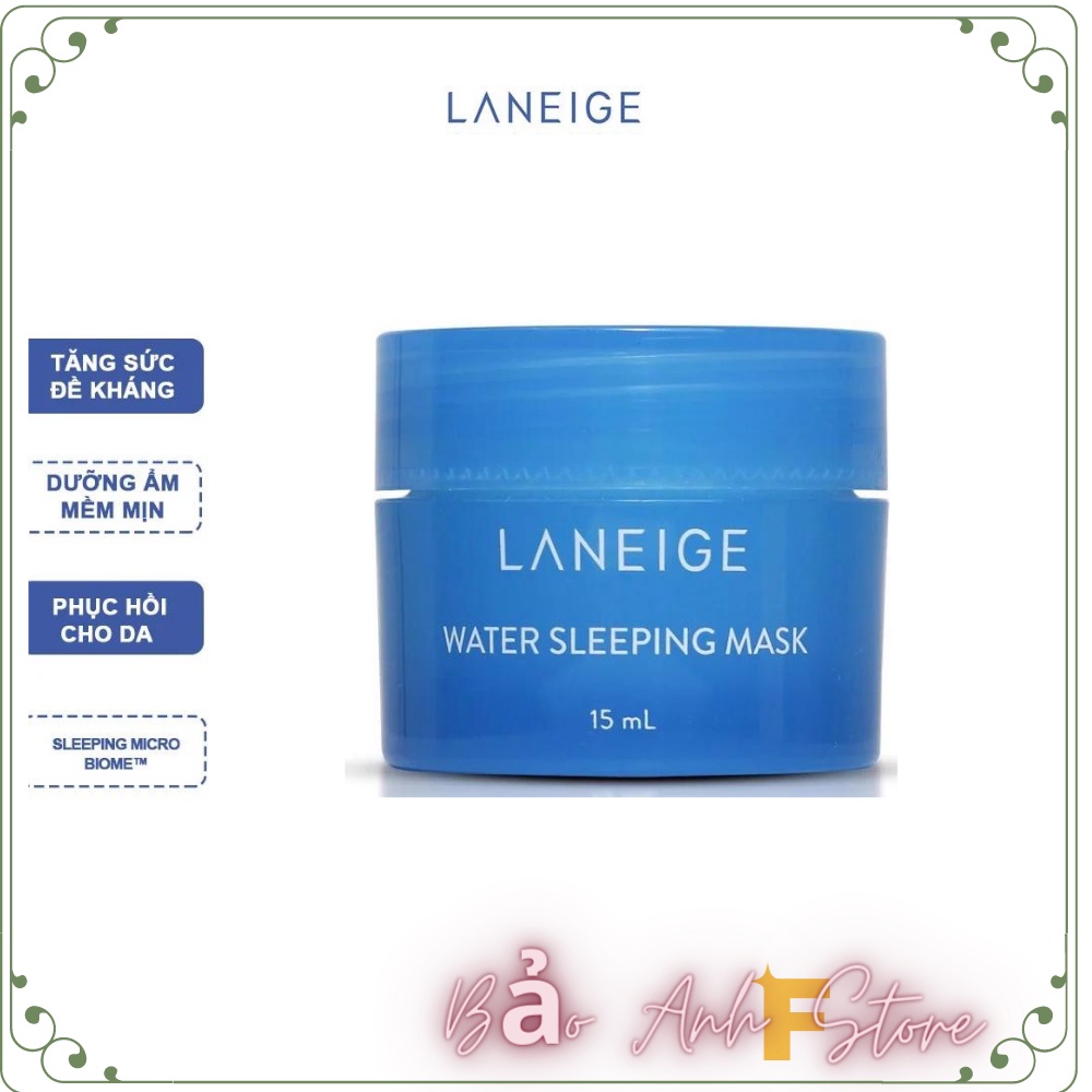 Kem dưỡng ẩm laneige Water Sleeping Mask 15ml dạng mini