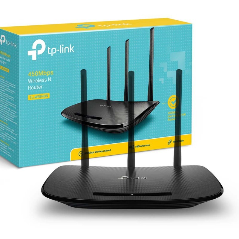 Bộ phát Wifi TP-Link TL-WR940N 3 ANTEN chuẩn tốc độ 450Mbps BH 24 tháng | BigBuy360 - bigbuy360.vn