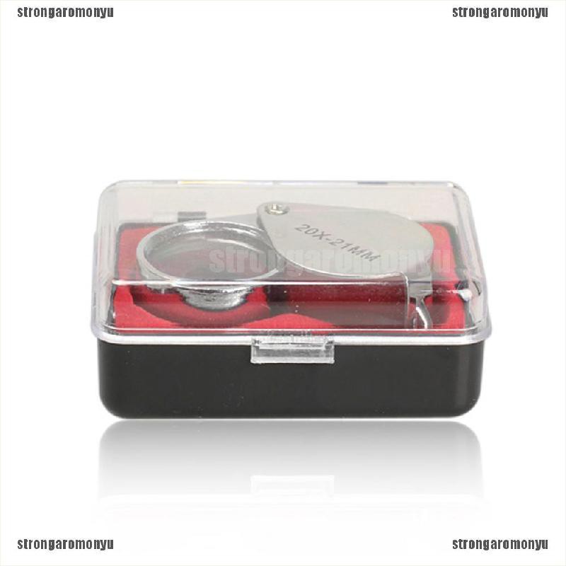 Kính Lúp Phóng Đại 20x21mm Gấp Gọn Tiện Dụng