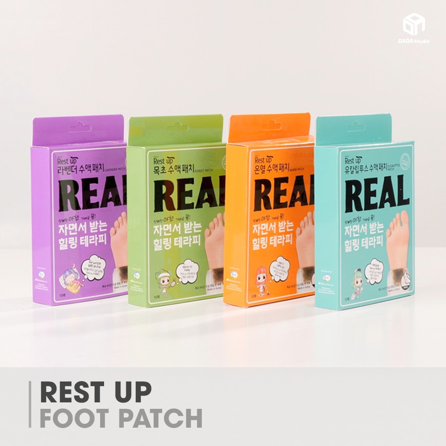 Miếng Dán Thải Độc Chân Rest Up Patch ( 10 miếng )