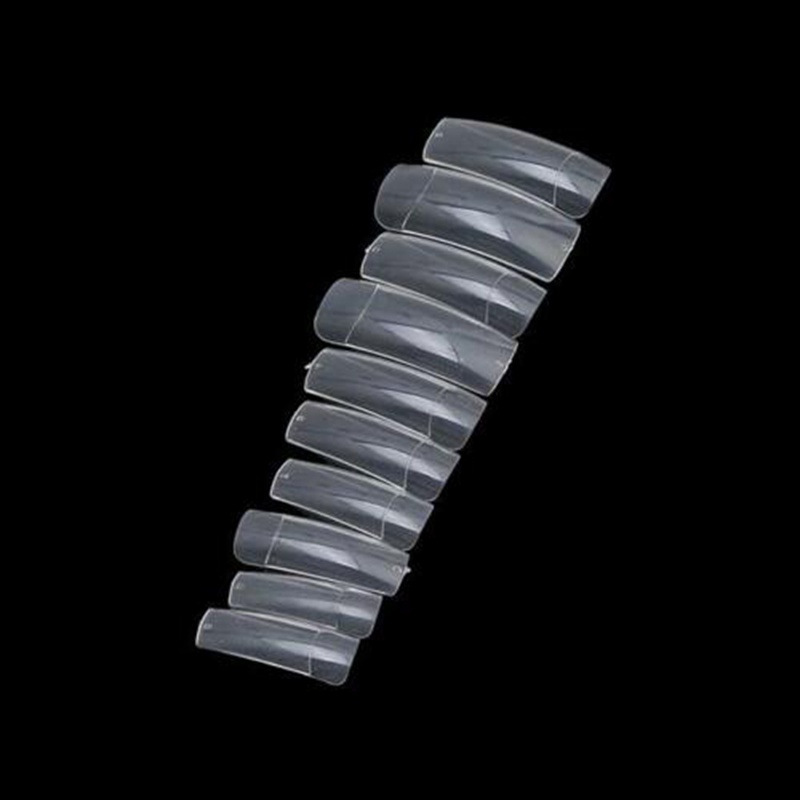 (Hàng Mới Về) Set 100 Móng Tay Giả Bằng Acrylic Kèm Hộp Đựng Tiện Dụng