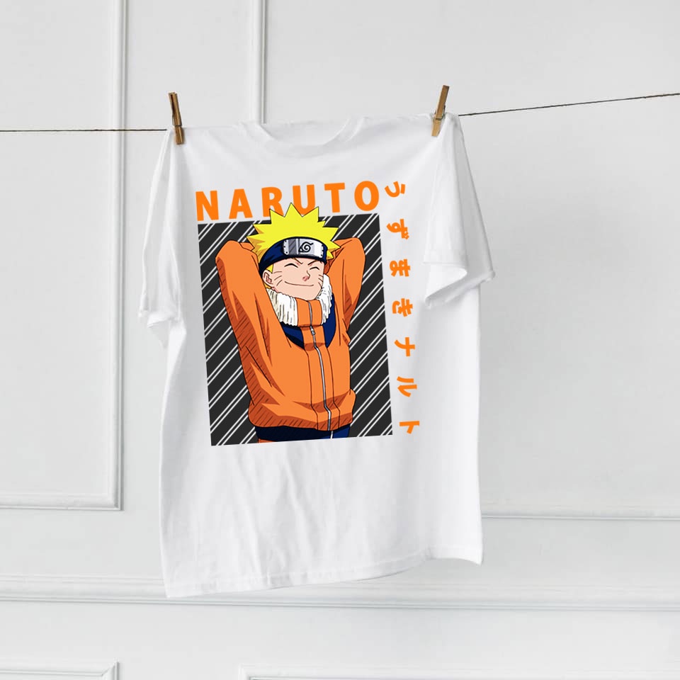 ÁO THUN NAM NỮ IN HÌNH NARUTO IN HÌNH HOẠT HÌNH COOL NGẦU VẢI COTTON CHO BẠN THÂN - 240643