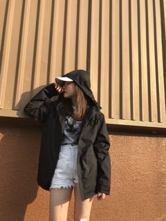 ÁO KHOÁC DÙ JACKET WET CHỐNG NẮNG , CHỐNG MƯA MÀU ĐEN (HÌNH SHOP CHỤP)