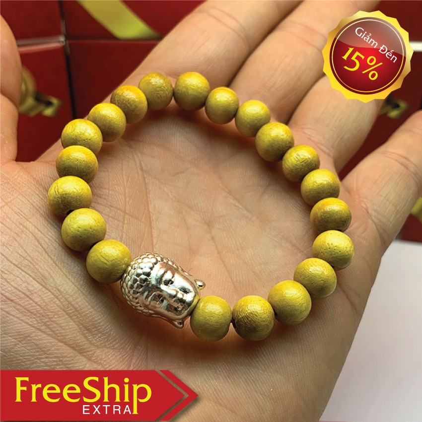 Vòng dâu tằm dành cho người lớn kết hợp charm Bac, xua đuổi vận đen, kỵ tà đeo bám