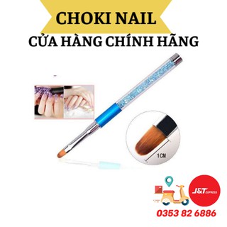 Cọ đắp gel cán đá, Bút đắp gel cao cấp lông cọ mềm mượt, không rụng lông