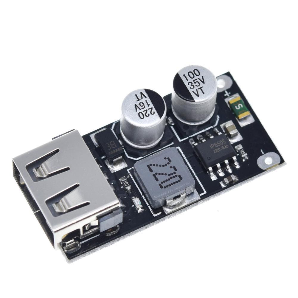 Mô đun hạ áp Usb Qc3.0 Qc2.0 Dc-Dc 6-32v 9v 12v 24v 5v thiết kế chuyên dụng