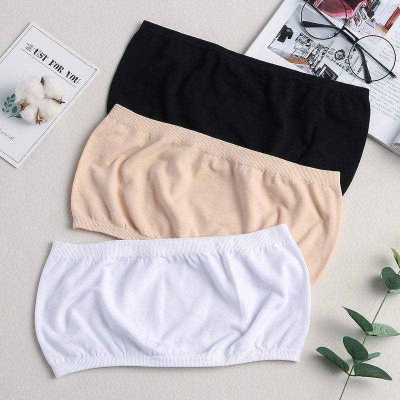 Áo bra dạng ống chất cotton co dãn không mút HLBOUTIQUE 0123