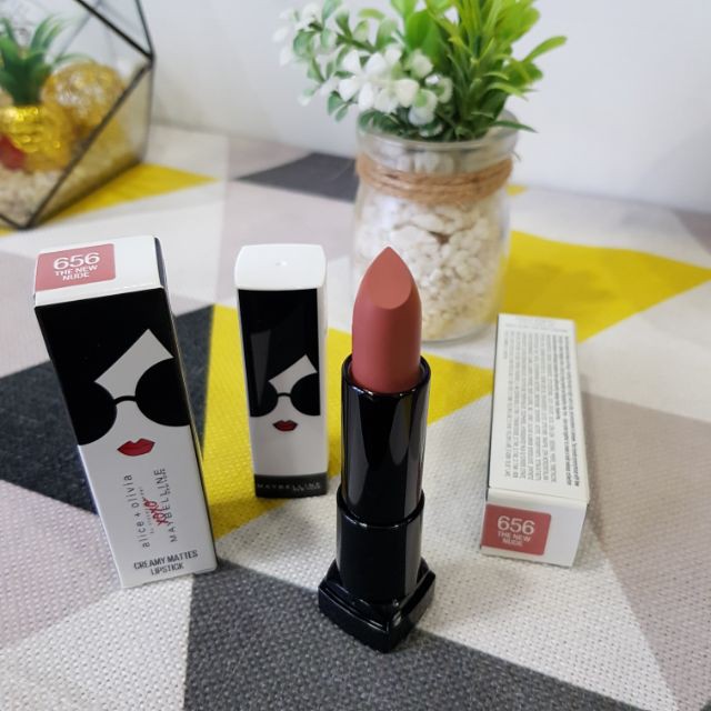 Son lì Maybelline BST Alice & Olivia phiên bản số lượng giới hạn 3.9g màu 656 The new nude