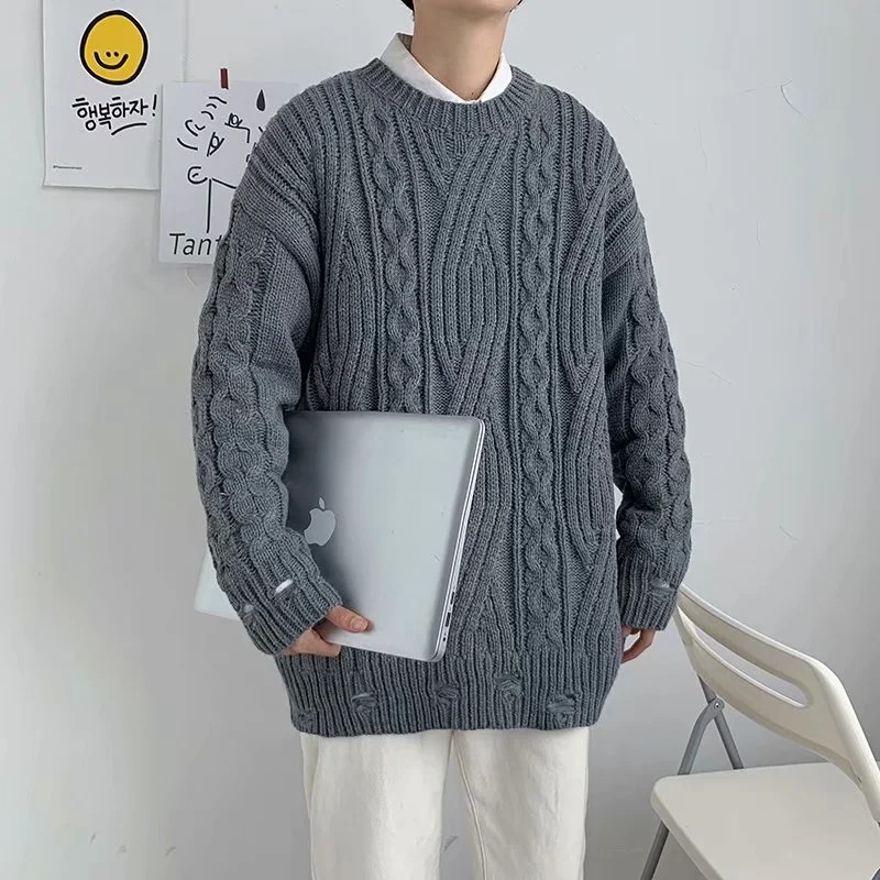 Áo sweater kiểu dáng thời trang phong cách Hàn Quốc dành cho cặp đôi cỡ M-2XL