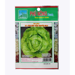 Hạt giống Xà lách búp Thảo Nguyên Phú Nông