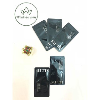 Mặt nạ sủi bọt hút dầu, thải độc, làm sạch sâu lỗ chân lông Sum37 Bright Award Bubble-De Mask Black