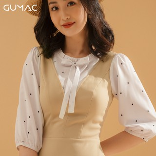 Đầm yếm phối bi DA712 GUMAC