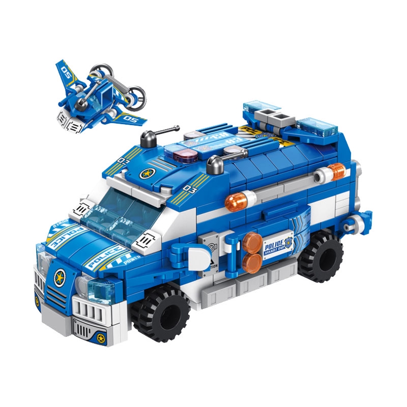 Lego Bộ Đồ Chơi Lắp Ráp Xe Cảnh Sát / Cảnh Sát / Xe Cảnh Sát 12 Trong 1 Sáng Tạo Cho Bé Trai