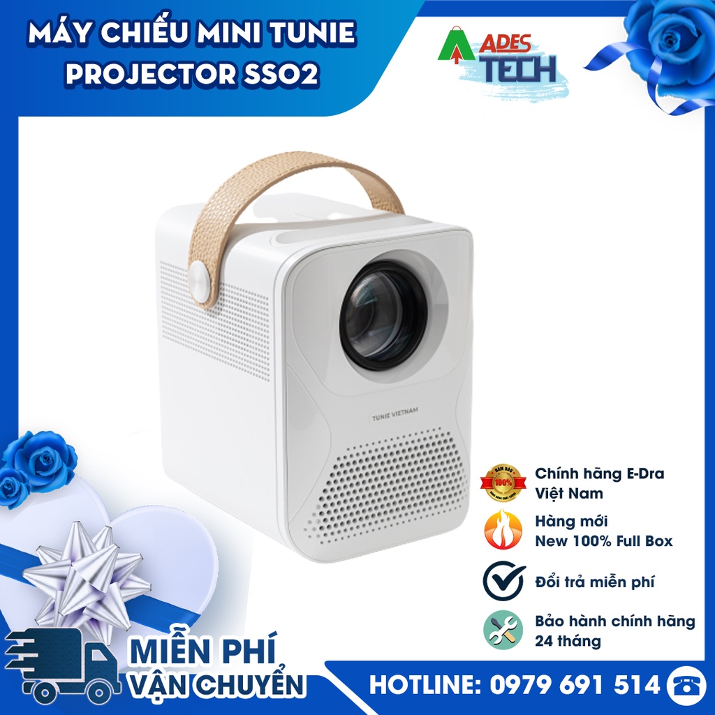 Máy Chiếu Mini Tunie Projector SS02 Full HD 1080p | Phản Chiếu Chân Thực
