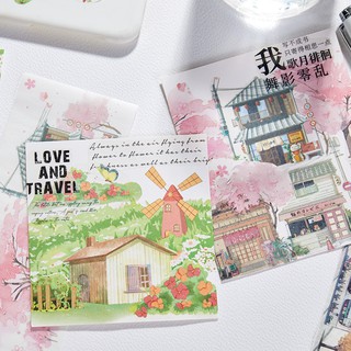 Tấm Sticker Dài Dán Phong Cảnh Split Tape