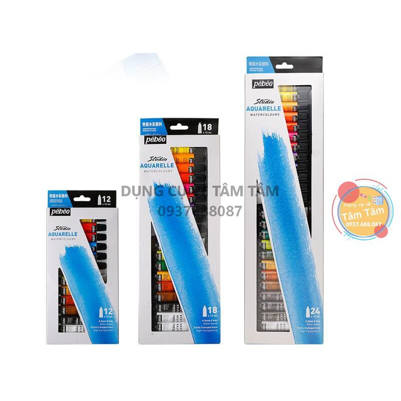 [ TÂM TÂM ]-Màu Water coloer Pebeo, Màu nước Pebeo-