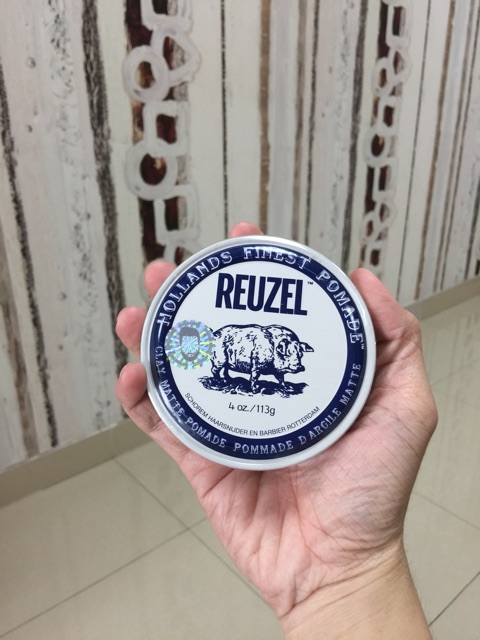 sáp vuốt tóc Reuzel Matte Clay Pomade & Reuzel Fiber Pomade