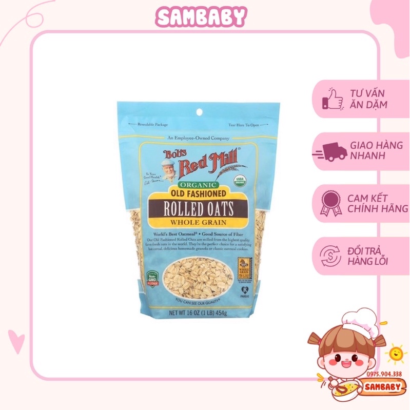 Yến mạch Bob’s Red Mill organic