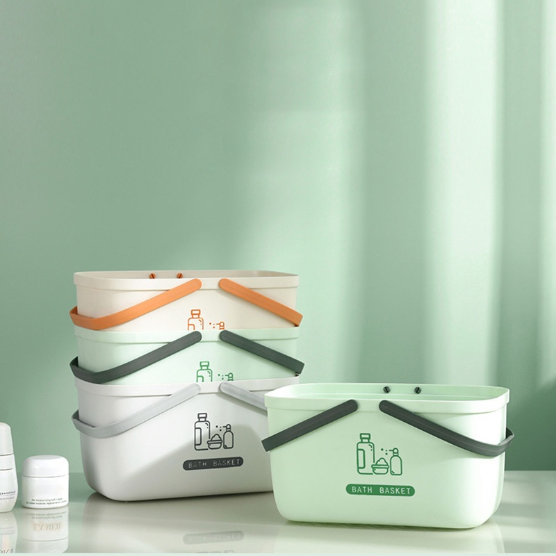 Giỏ Đựng Đồ Dùng Nhà Tắm Thiết Kế Đục Lỗ Có Tay Cầm Tiện Dụng Giá Đ