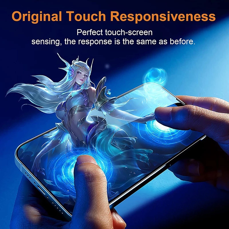 Kính Cường Lực Toàn Màn Hình Cho iPhone 14 13 12 11 Pro Max 14 Plus 13 Mini X XR XS Max 6 6S 7 8 Plus SE 2020 2022
