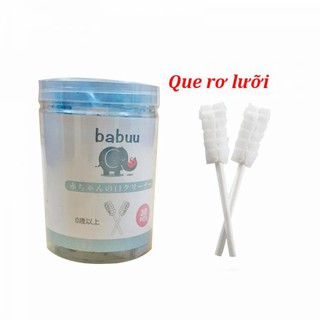 hộp 30 chiếc Rơ lưỡi que Babuu  cho bé