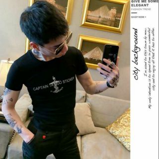 Áo thun nam body cổ tròn thun lạnh 4 chiều