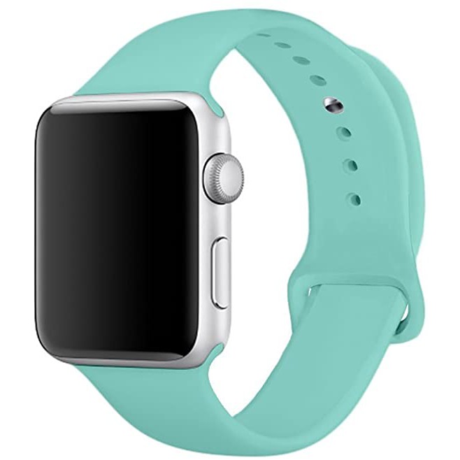 ⚡NowShip Cao Cấp⚡ Dây Đeo Apple Watch Cao Su Chống Bẩn Siêu Đẹp cho Apple Watch Series 5 4 3 2 1