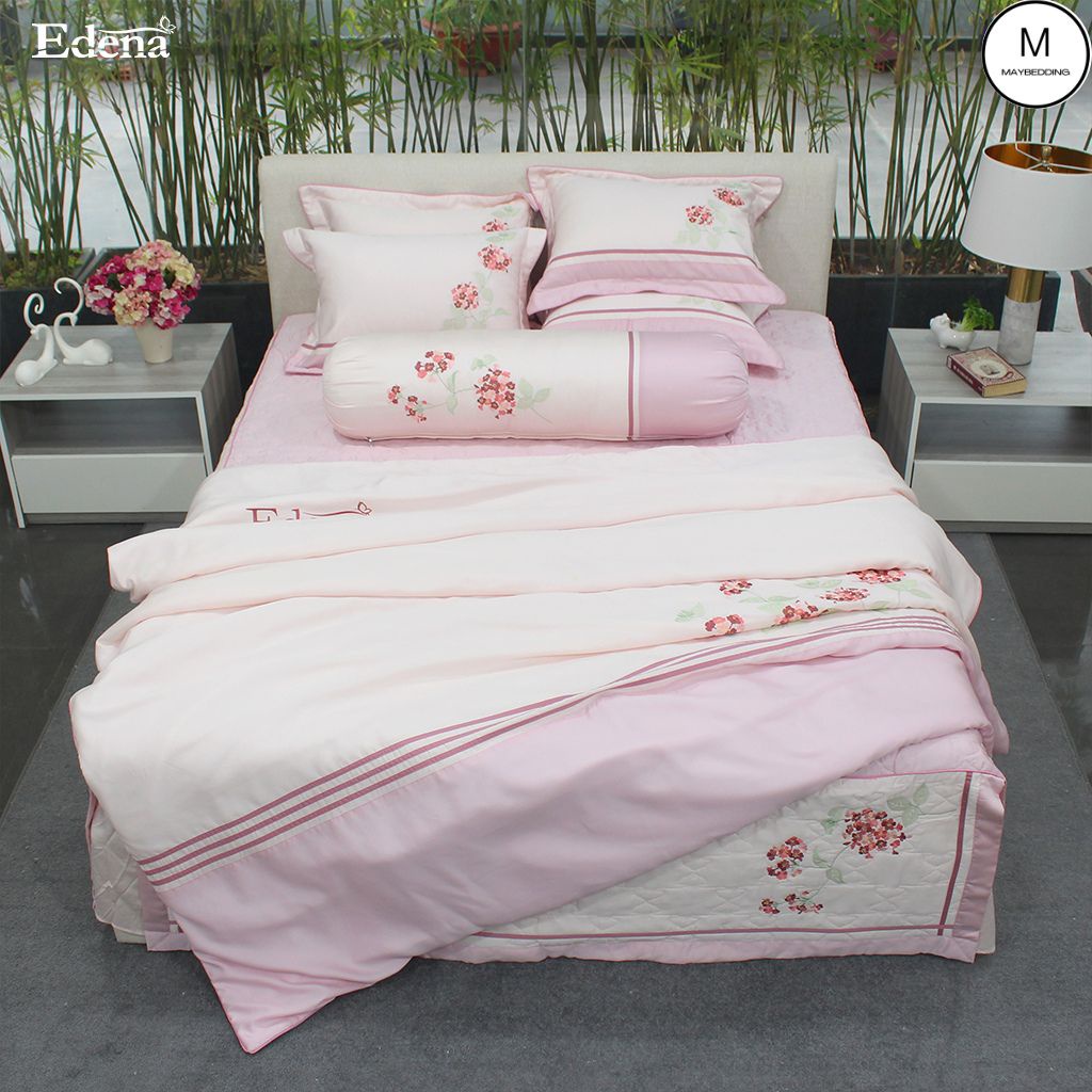Bộ ga  Tencel Edena Mẫu 767 - Chính Hãng , Cao Cấp in Maybeding