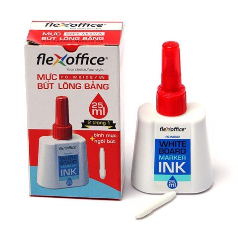 [Mã BMBAU50 giảm 50K đơn 150K] Mực Bút Viết Bảng Flexoffice FO-WBI02 25ml