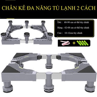 Chân kê tủ lạnh cỡ lớn có bánh xe